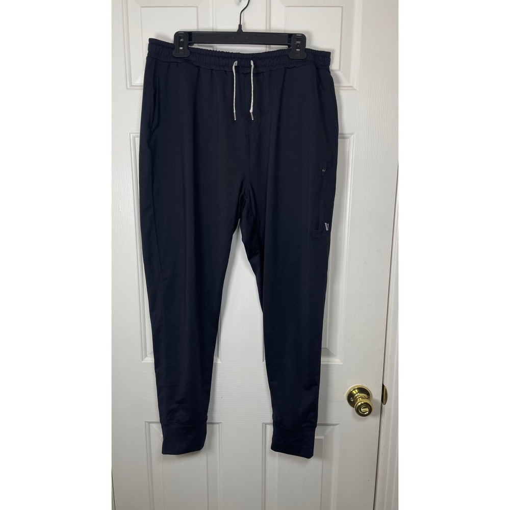 Vuori Sunday Performance Joggers Mens Black Tapered Activewear Pants XL - Picture 3 of 6